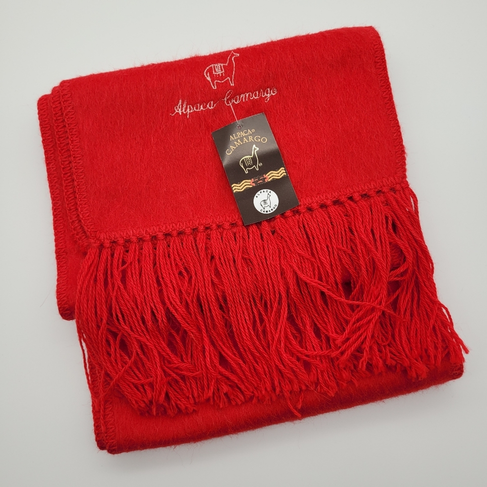 ALPACA CAMARGO | soft alpaca fringed scarf